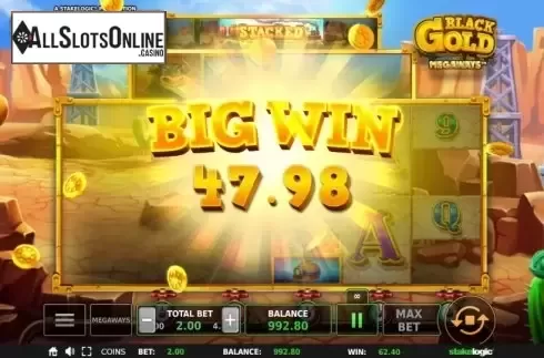 Big Win. Black Gold Megaways from StakeLogic