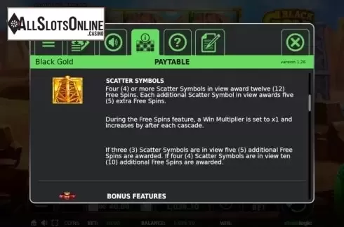 Features 2. Black Gold Megaways from StakeLogic
