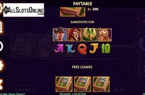 Paytable 2