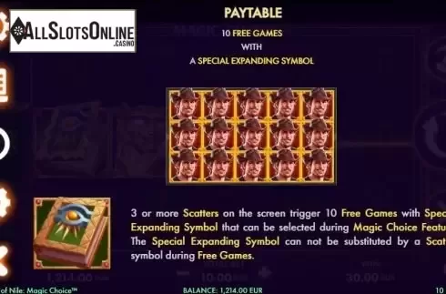 Paytable 3