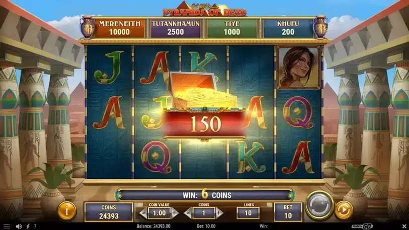 Cat Wilde and the Pyramids of Dead slot screenshot 4