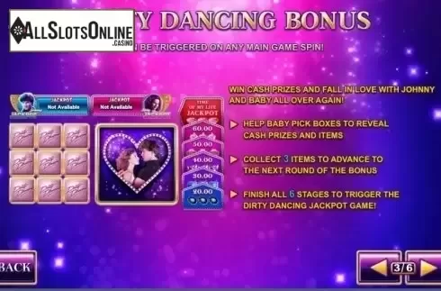 Screen4. Dirty Dancing from Playtech