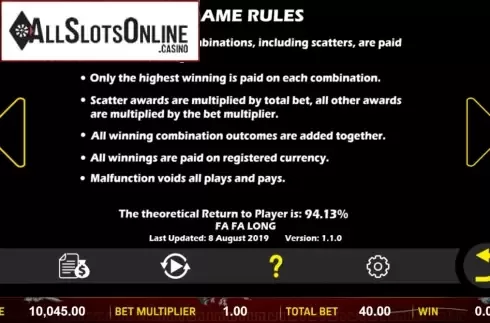 Rules 2. Fa Fa Long from Aspect Gaming