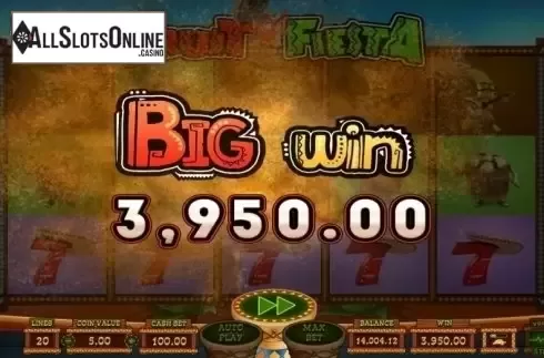 Win Screen. Fruit Fiesta (Wazdan) from Wazdan