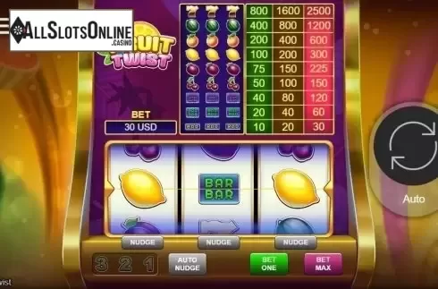 Reel Screen. Fruit Twist (bet365 Software) from bet365 Software