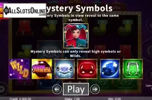 Game Features screen 2