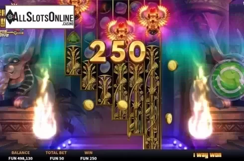 Scatter Win. Gems of Egypt Connecta Ways from Boomerang Studios