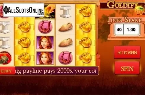 Screen2. Goldify from IGT