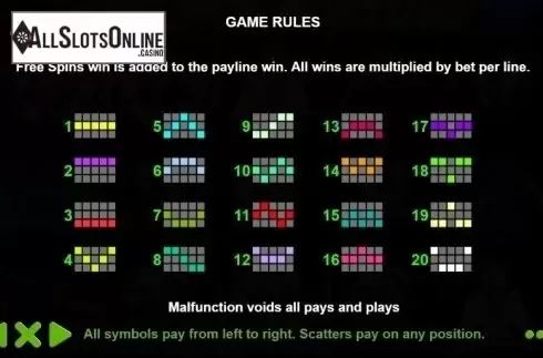 Paytable 3. Grave Grabbers from Pragmatic Play
