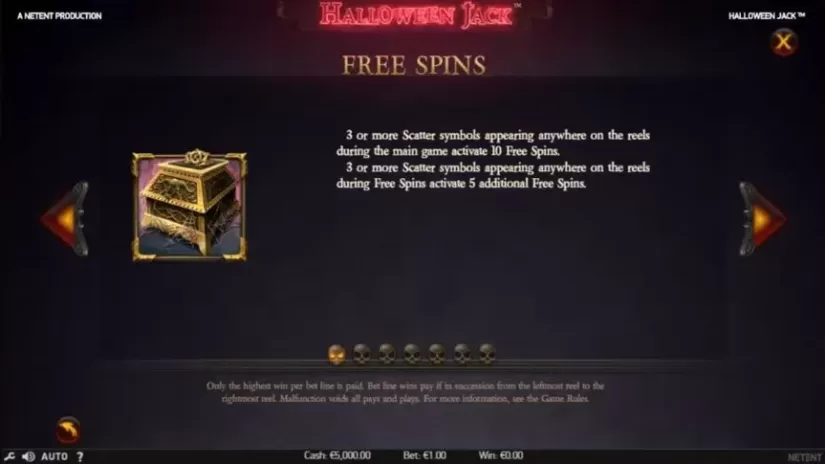 Halloween Jack slot screenshot 5