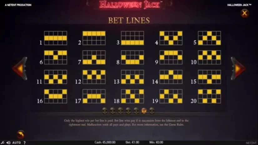 Halloween Jack slot screenshot 6