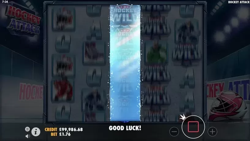 Hockey Attack slot screenshot 4
