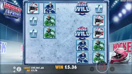 Hockey Attack slot screenshot 5