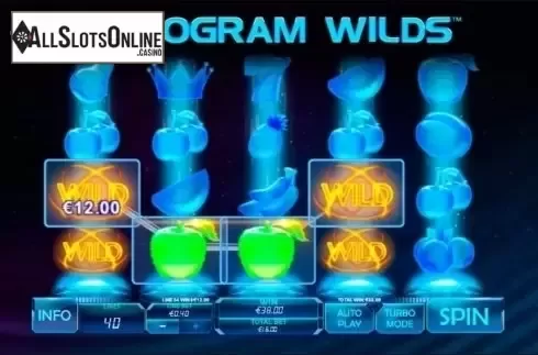 Win 2. Hologram Wilds from Playtech