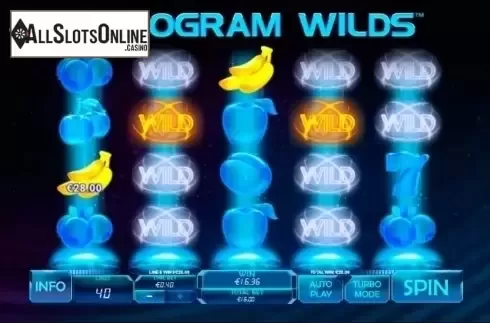 Win 3. Hologram Wilds from Playtech