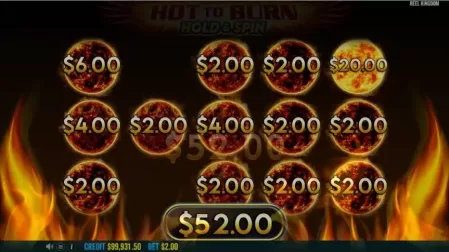 Hot to Burn Hold and Spin slot screenshot 3