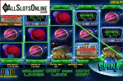 Reels. Invaders from Betsoft