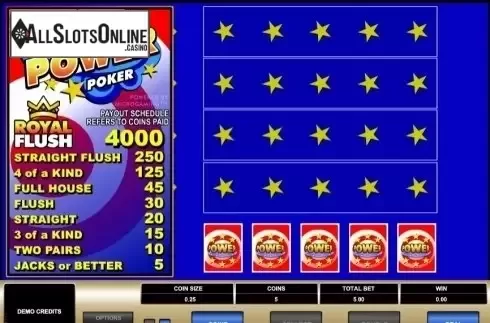 Game Screen. Jacks or Better MH (Microgaming) from Microgaming