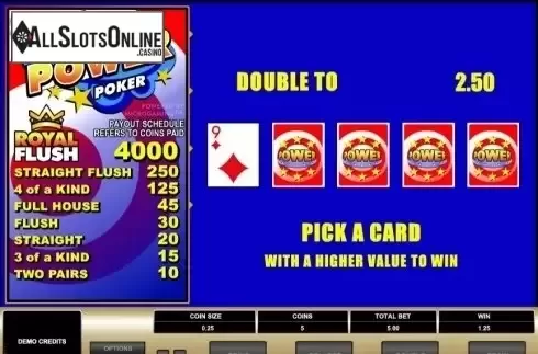 Game Screen. Jacks or Better MH (Microgaming) from Microgaming