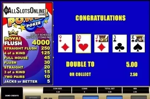 Game Screen. Jacks or Better MH (Microgaming) from Microgaming