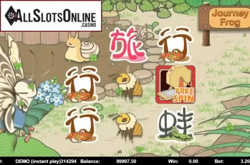 Reel Screen. Journey Frog from Triple Profits Games