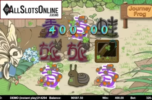 Win Screen 4. Journey Frog from Triple Profits Games
