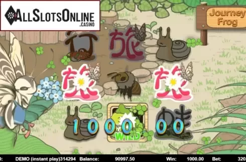 Win Screen 2. Journey Frog from Triple Profits Games