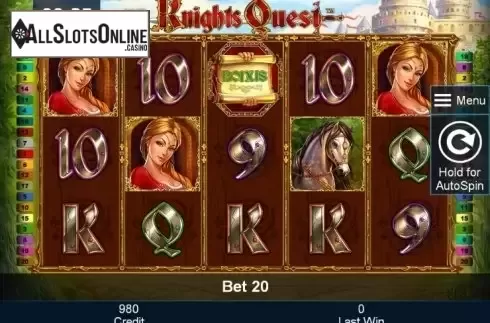 Reels. Knights Quest from Greentube
