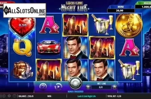 Scatter screen. Lock it Link Night Life from SG