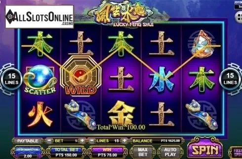 Game workflow . Lucky Feng Shui from Spadegaming