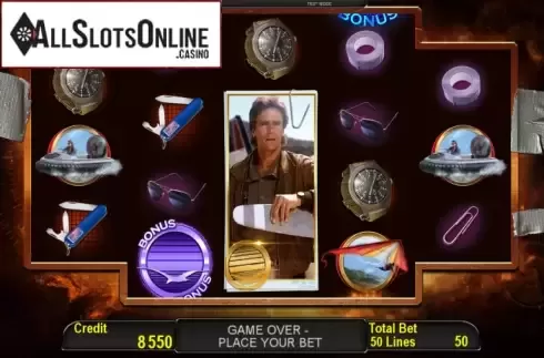 Main game. MacGyver from Novomatic