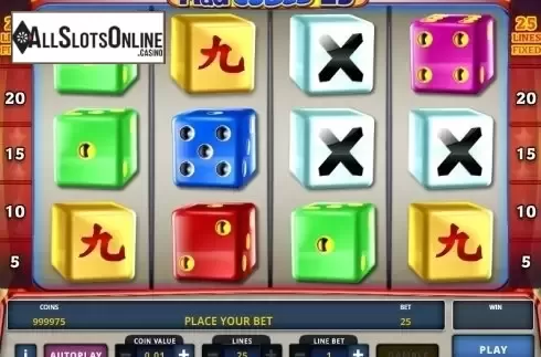 Screen 1. Mad Cubes 25 from Zeus Play