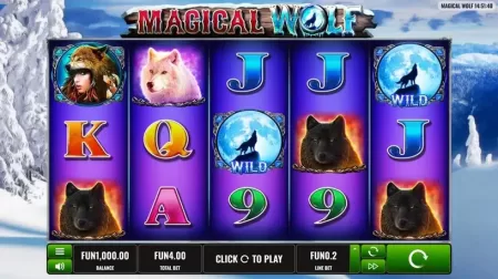 Magical Wolf slot screenshot 1