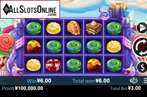 Win screen. Magic candy from Virtual Tech