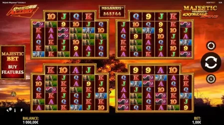 Majestic Megaways Extreme 4 slot screenshot 1