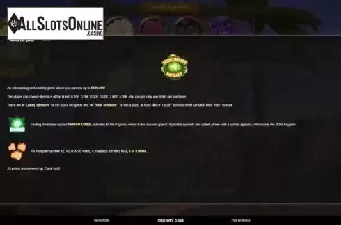 Feature screen