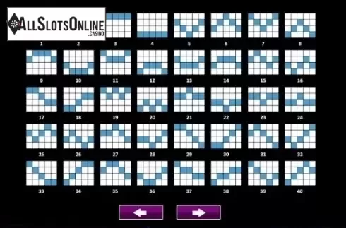 Paytable 4. Moonlit Mermaids from High 5 Games