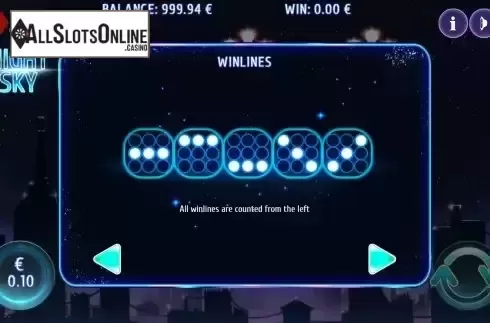 Winlines screen