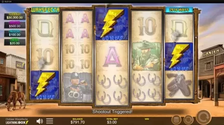 Outlaw Waysfecta slot screenshot 4