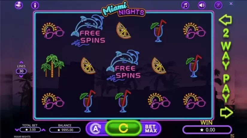 Paris Nights slot screenshot 1