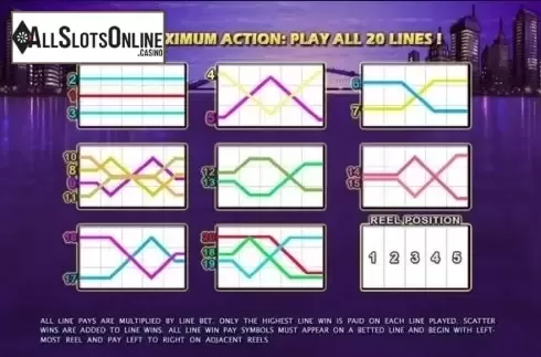 Lines. Parvenu Tiger from Jumbo Games