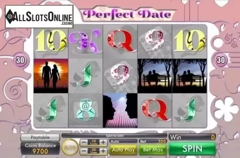 Game Workflow screen. Perfect Date from Genii