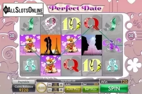 Win Screen . Perfect Date from Genii