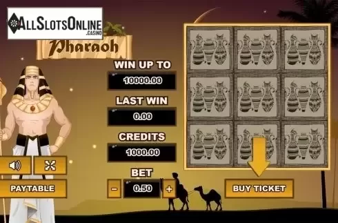 Reels screen. Pharaoh (PlayPearls) from PlayPearls