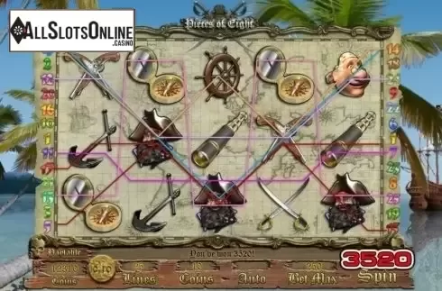 Win Screen 2. Pieces of Eight from Genii