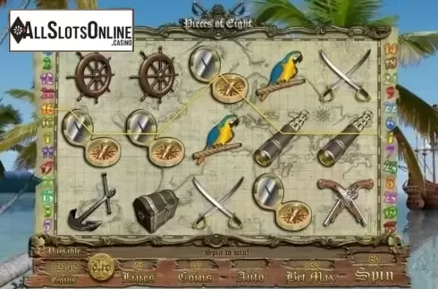 Win Screen 3. Pieces of Eight from Genii