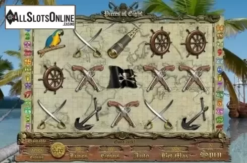 Game Workflow screen. Pieces of Eight from Genii