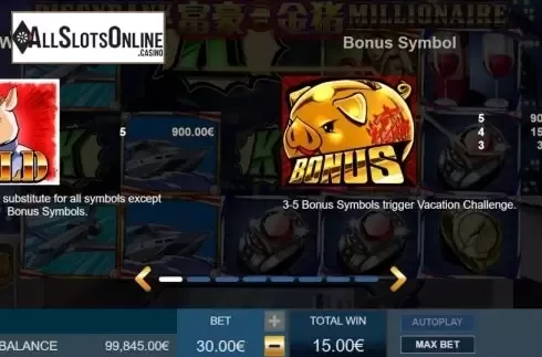 Features 1. Piggy Bank Millionaire from Gamatron