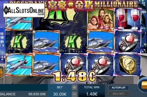 Win Screen 4. Piggy Bank Millionaire from Gamatron