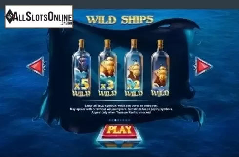 Wild Multiplier. Pirates Plenty The Sunken Treasure from Red Tiger